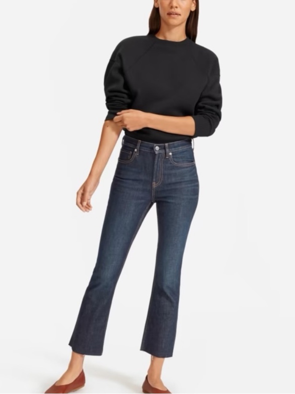 Everlane Kick Crop Jean 28 Denim